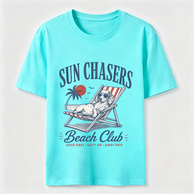 Sun Chasers Beach Dog Classic T-Shirt