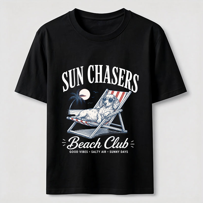 Sun Chasers Beach Dog Classic T-Shirt