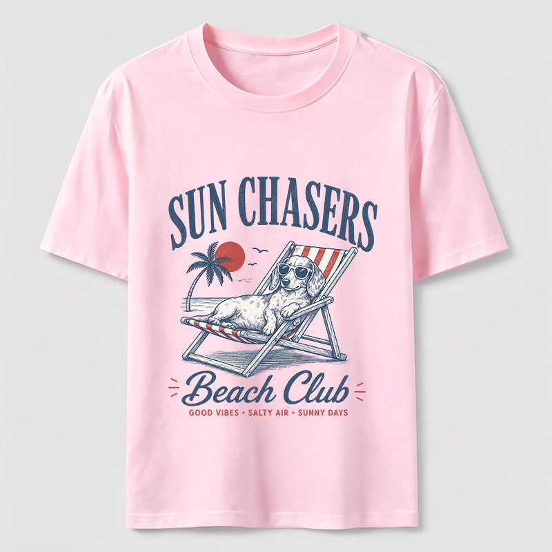 Sun Chasers Beach Dog Classic T-Shirt