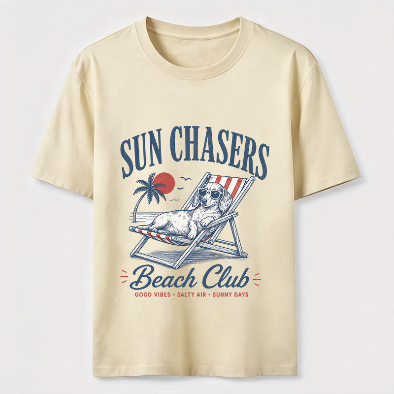 Sun Chasers Beach Dog Classic T-Shirt