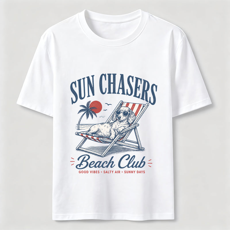Sun Chasers Beach Dog Classic T-Shirt