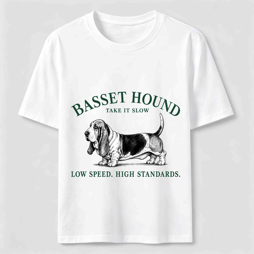 Take It Slow Basset Hound Classic T-Shirt