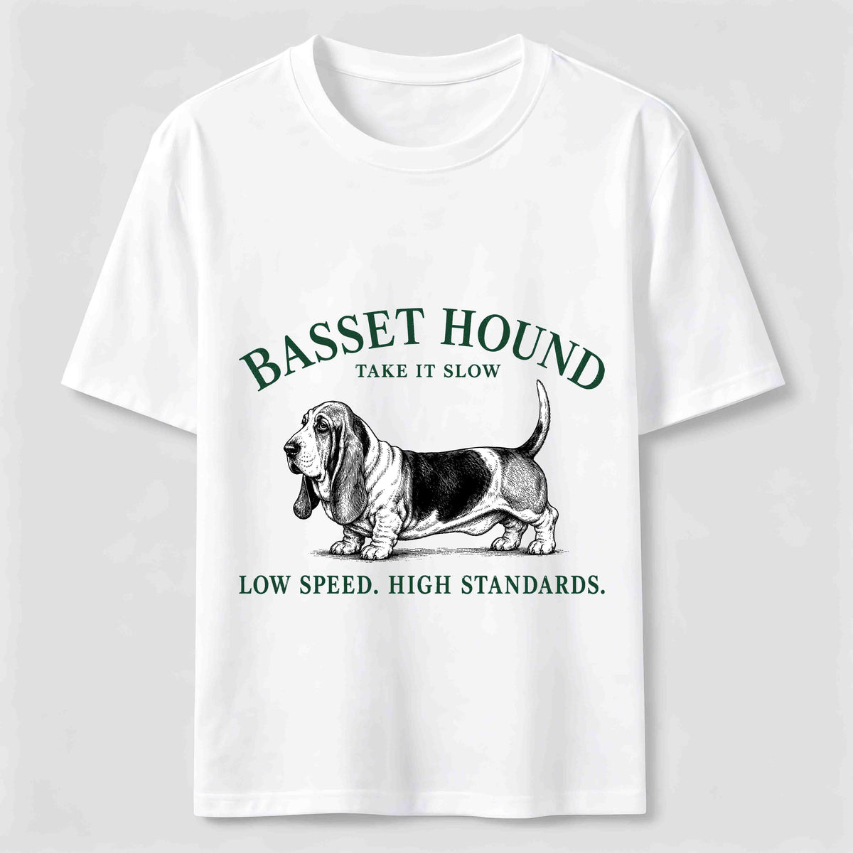 Take It Slow Basset Hound Classic T-Shirt