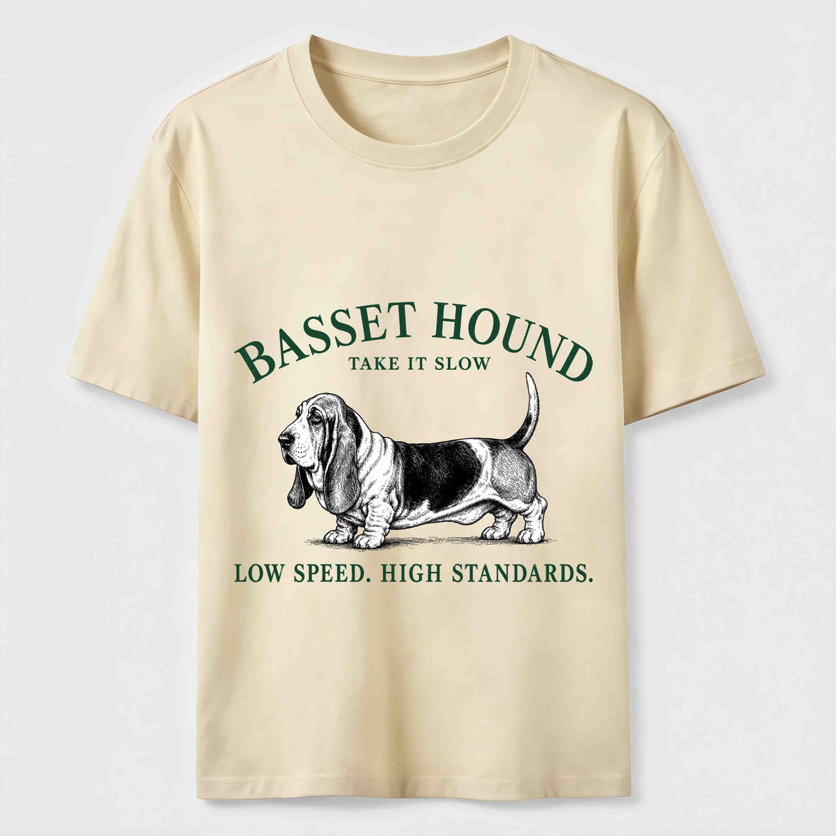 Take It Slow Basset Hound Classic T-Shirt