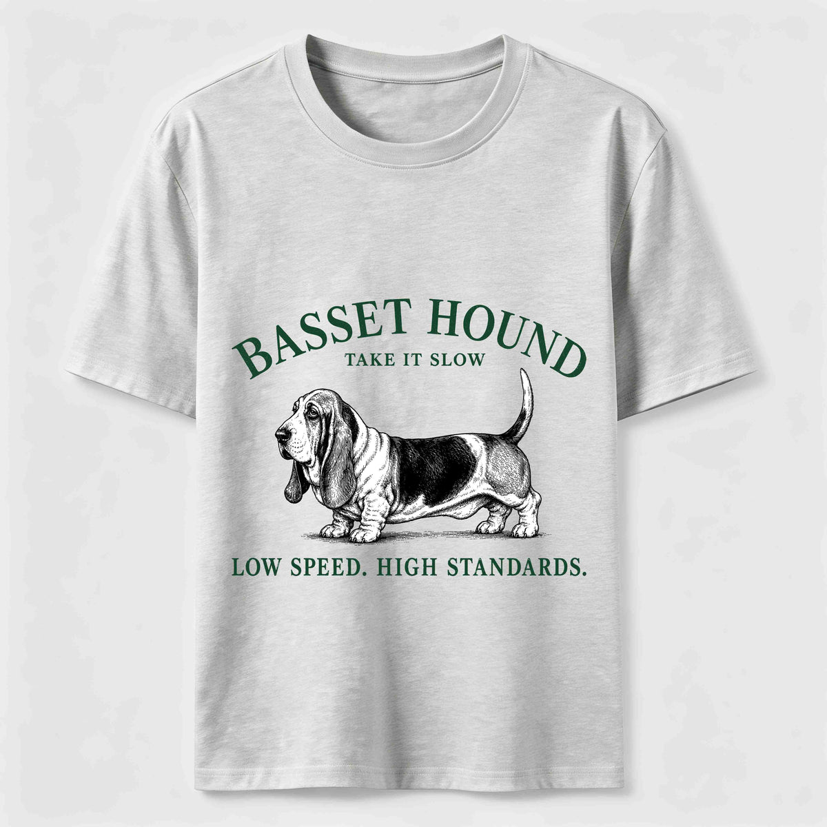 Take It Slow Basset Hound Classic T-Shirt