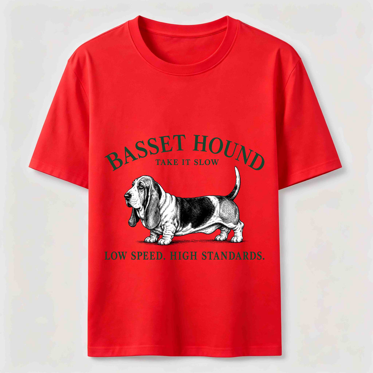 Take It Slow Basset Hound Classic T-Shirt