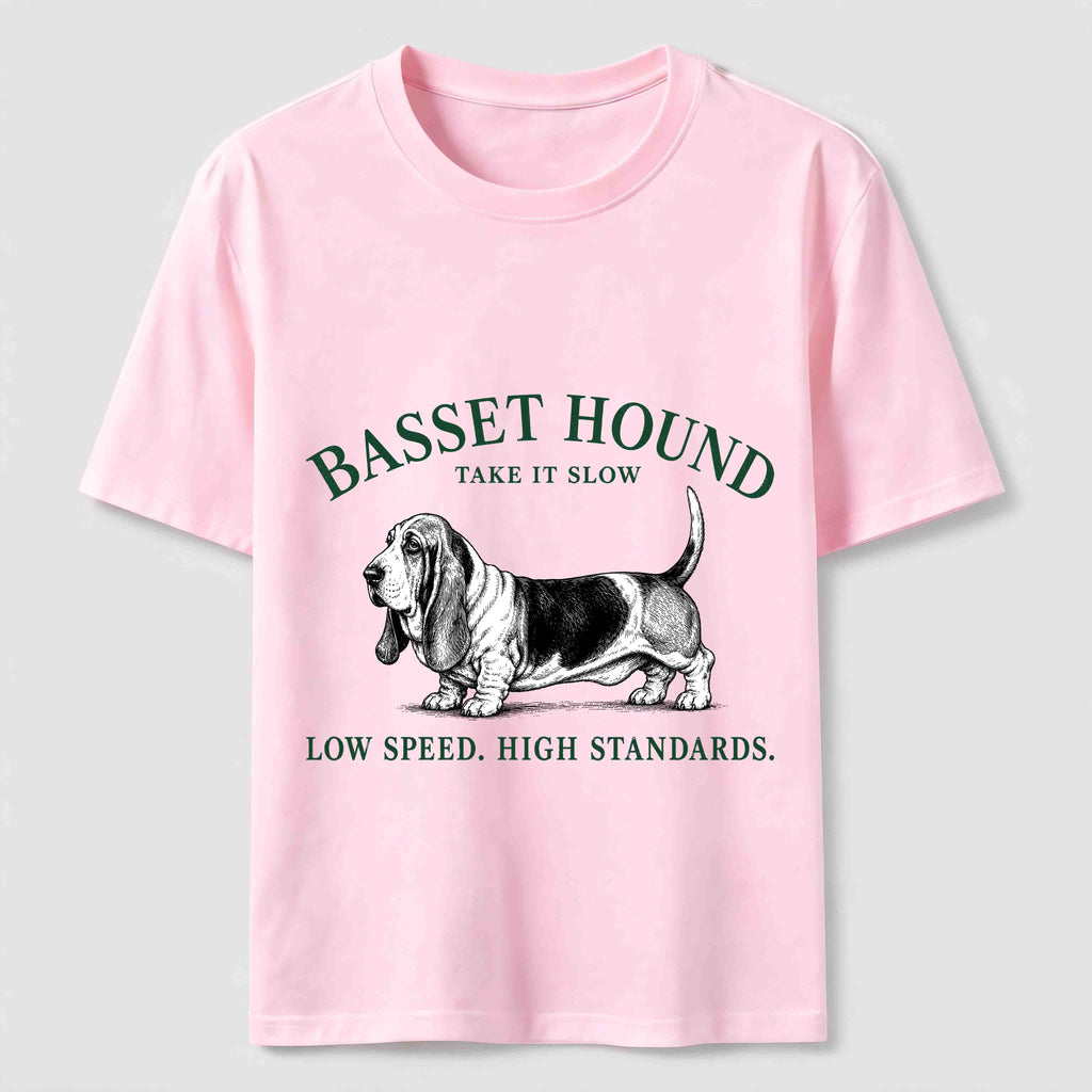 Take It Slow Basset Hound Classic T-Shirt