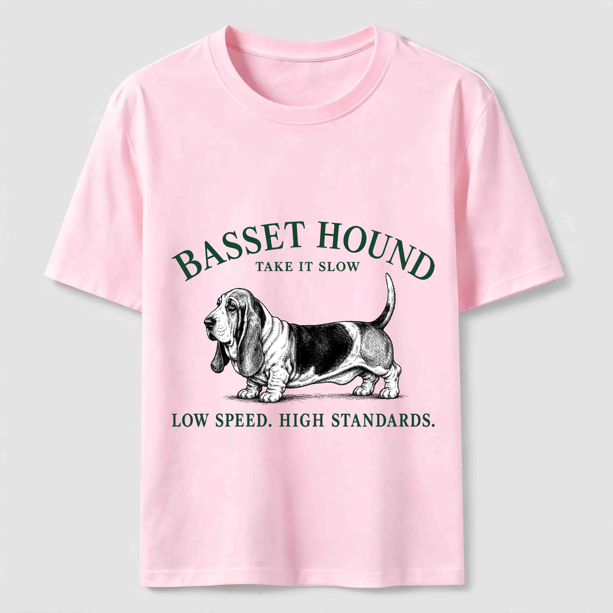 Take It Slow Basset Hound Classic T-Shirt