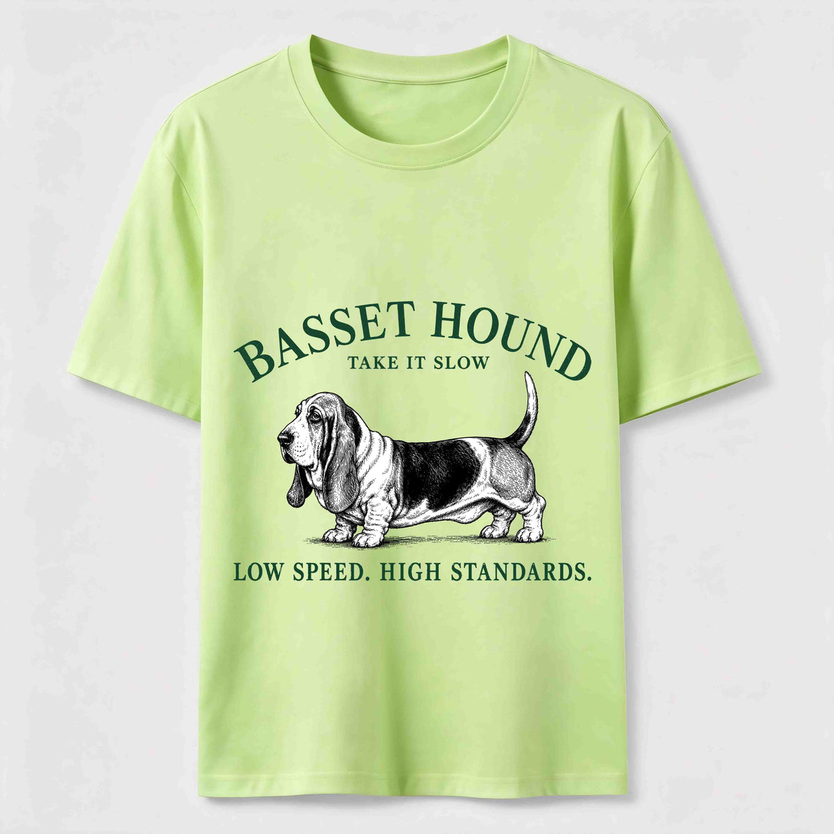 Take It Slow Basset Hound Classic T-Shirt