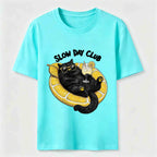 Slow Day Club Black Cat Classic T-Shirt