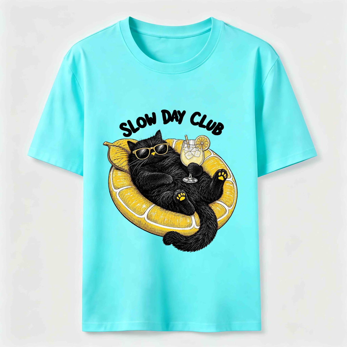 Slow Day Club Black Cat Classic T-Shirt