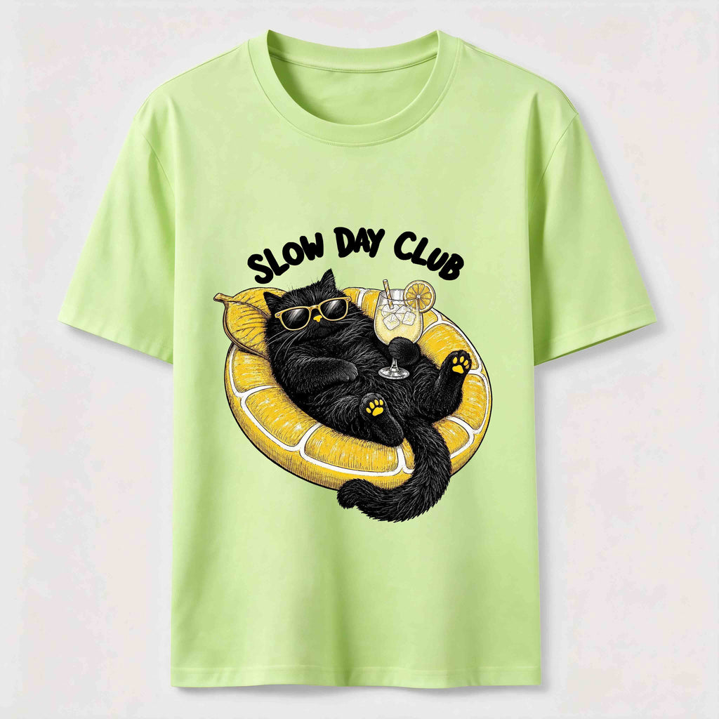 Slow Day Club Black Cat Classic T-Shirt