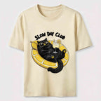 Slow Day Club Black Cat Classic T-Shirt