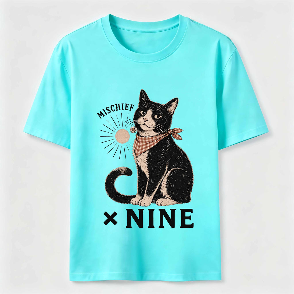 Mischief Times Nine Cat Classic T-Shirt