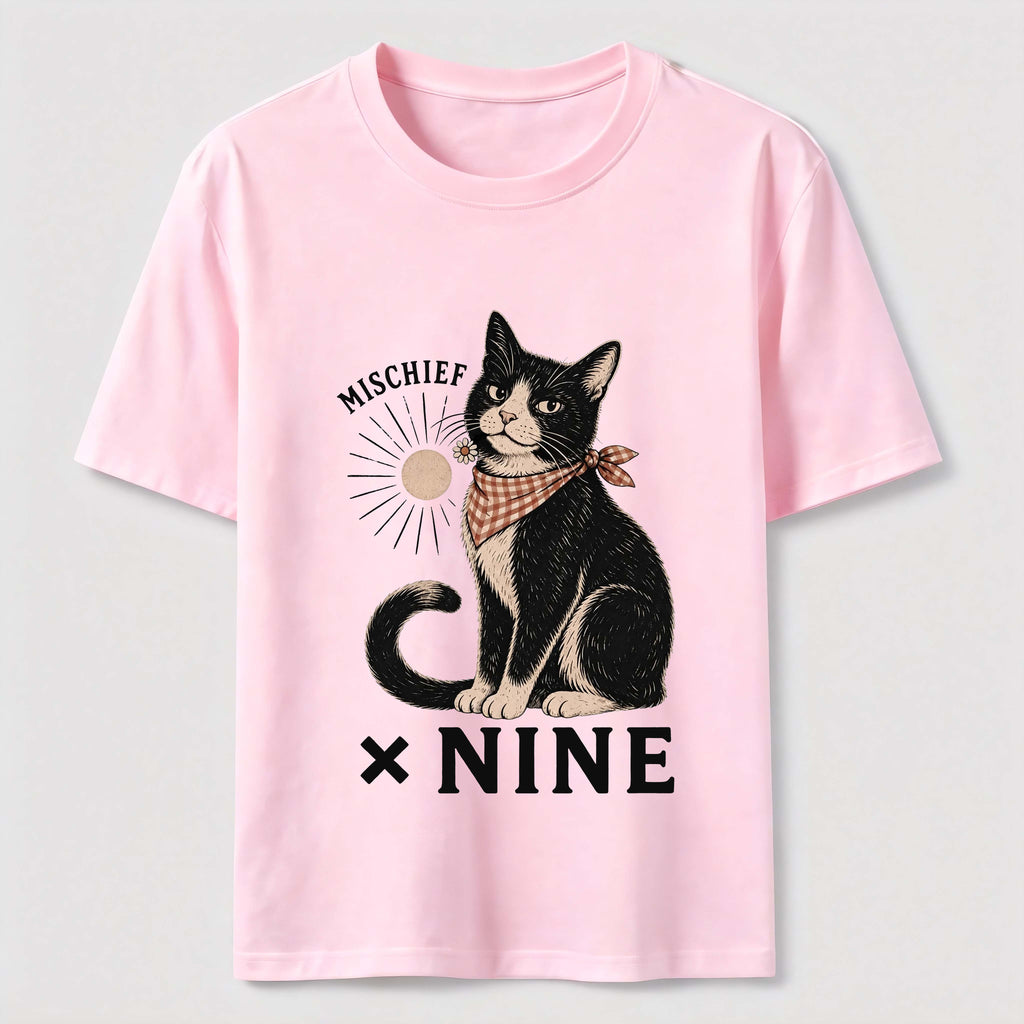 Mischief Times Nine Cat Classic T-Shirt