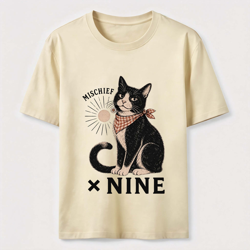 Mischief Times Nine Cat Classic T-Shirt
