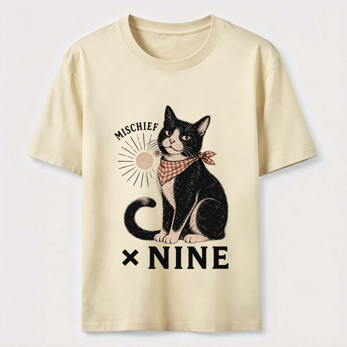 Mischief Times Nine Cat Classic T-Shirt