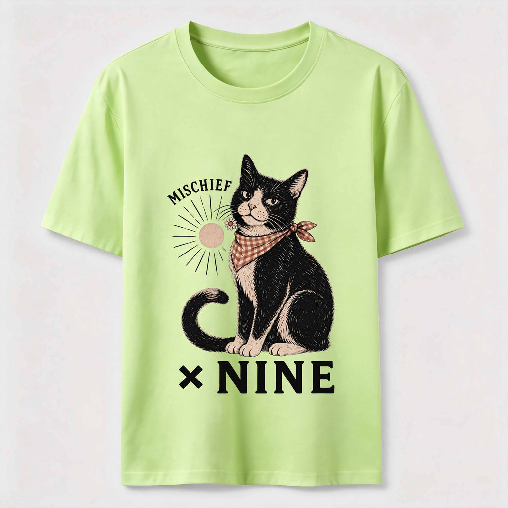 Mischief Times Nine Cat Classic T-Shirt