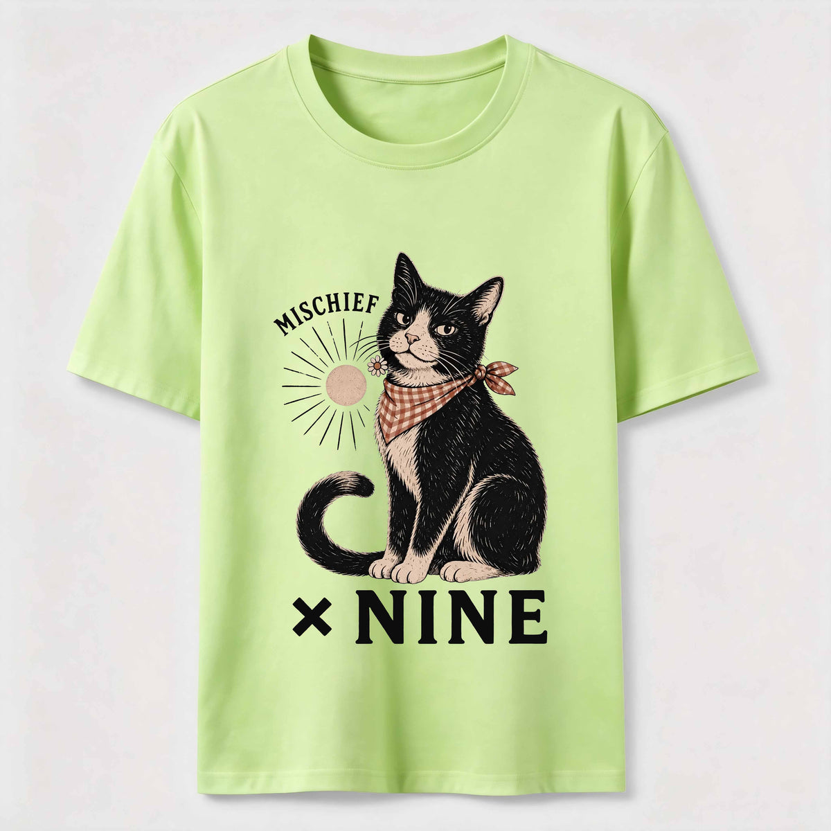 Mischief Times Nine Cat Classic T-Shirt