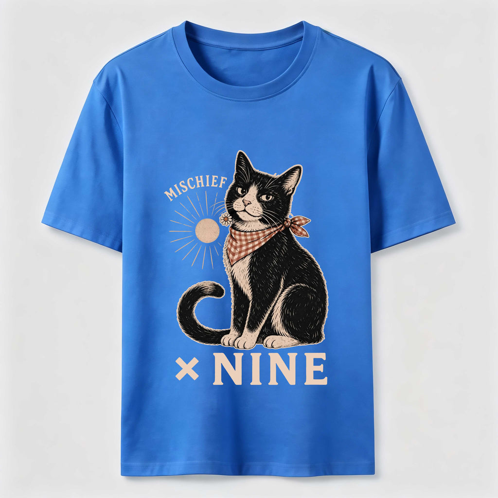 Mischief Times Nine Cat Classic T-Shirt