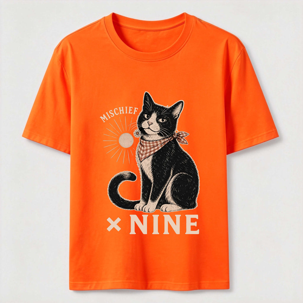 Mischief Times Nine Cat Classic T-Shirt