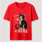 Mischief Times Nine Cat Classic T-Shirt