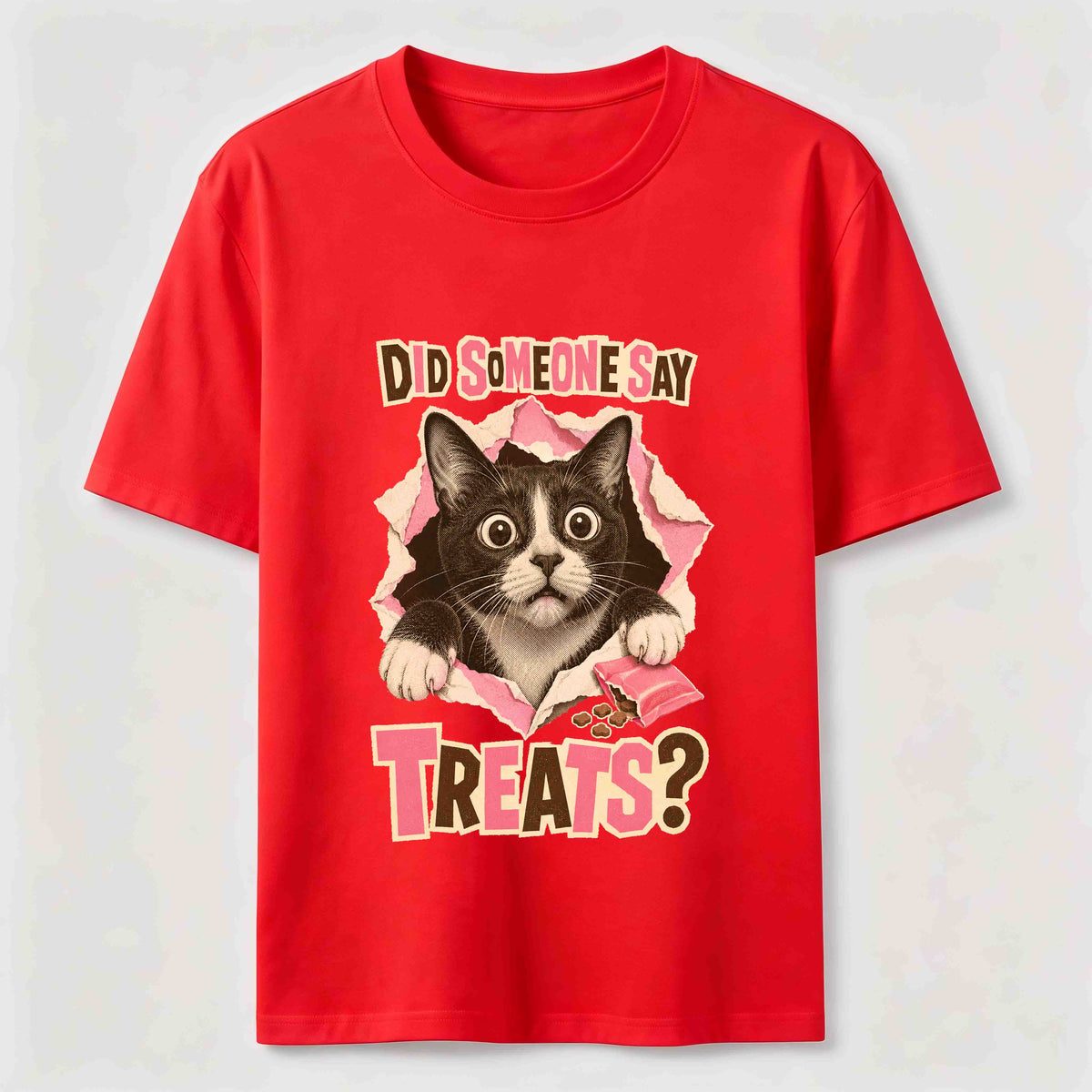 Mischievous Striped Cat Classic T-Shirt