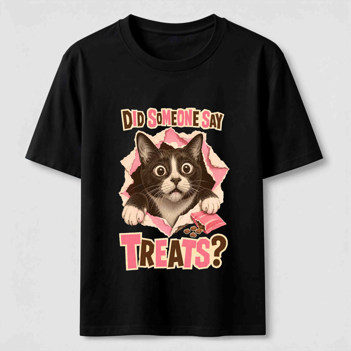 Mischievous Striped Cat Classic T-Shirt