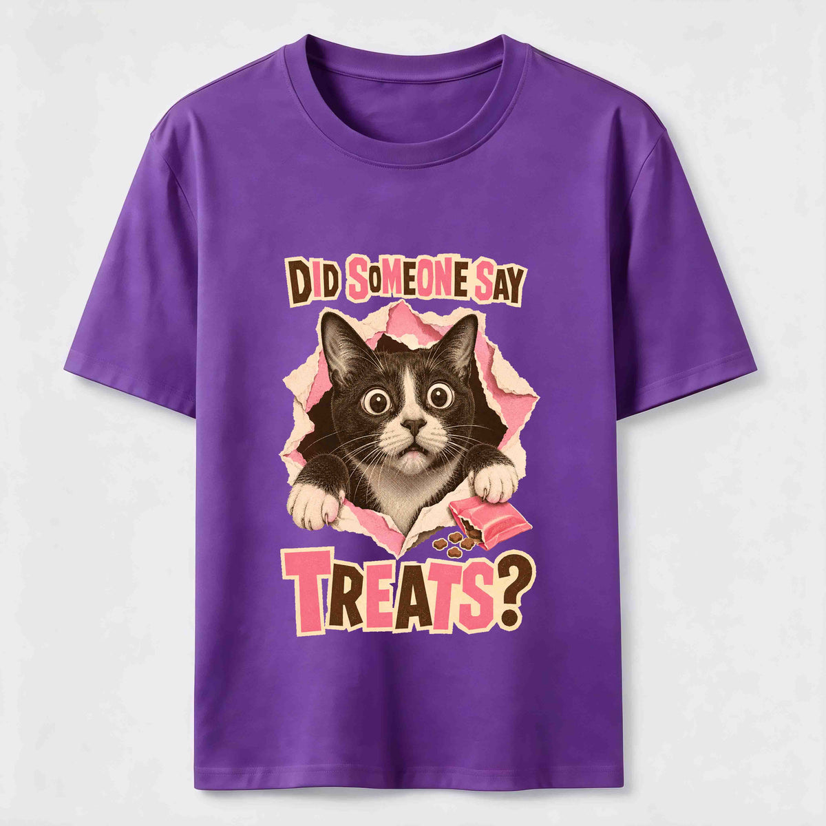 Mischievous Striped Cat Classic T-Shirt