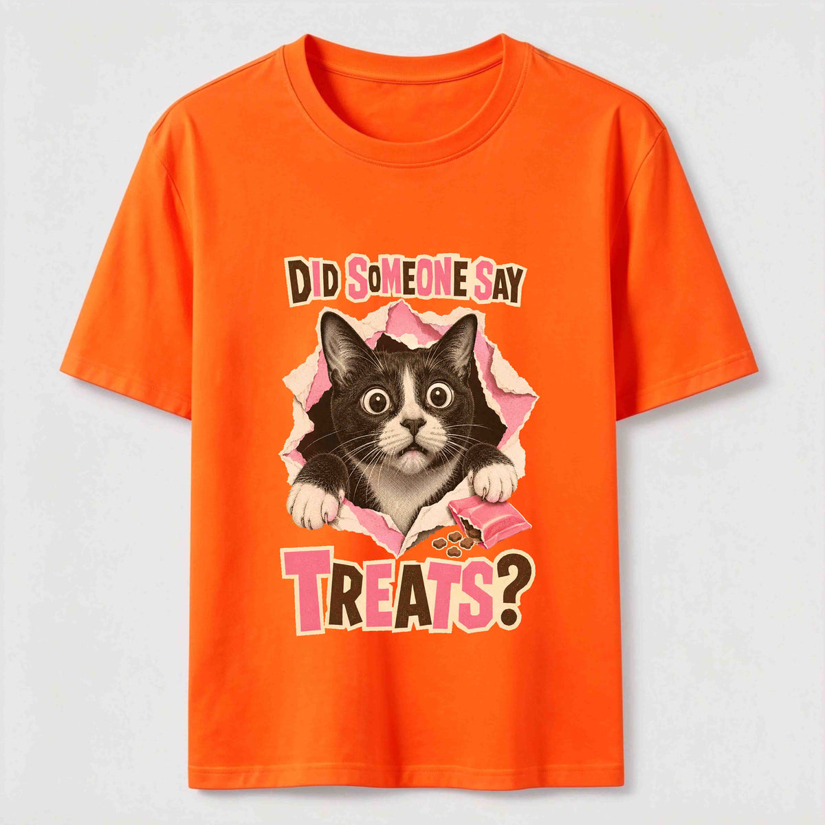 Mischievous Striped Cat Classic T-Shirt