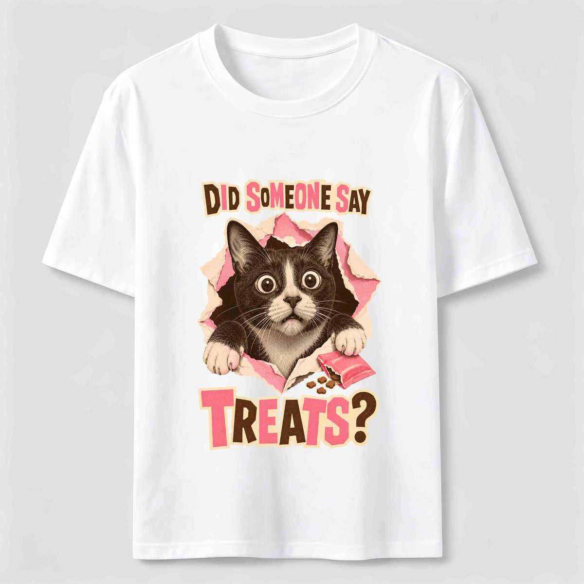 Mischievous Striped Cat Classic T-Shirt