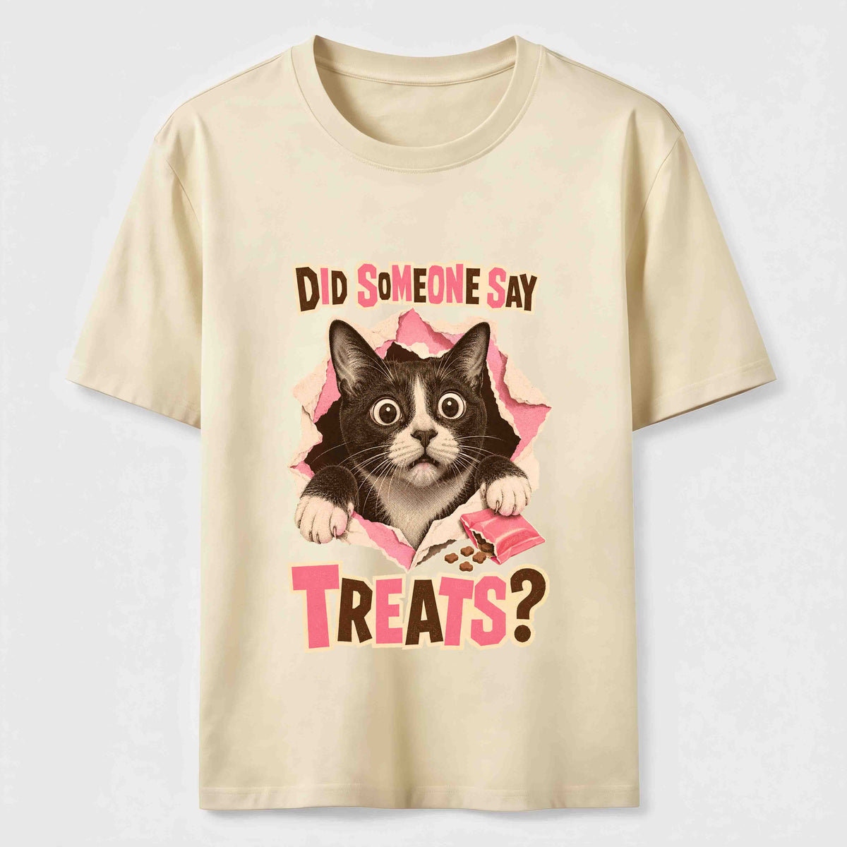 Mischievous Striped Cat Classic T-Shirt