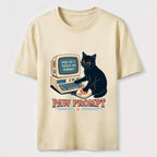 Paw Prompt Computer Cat Classic T-Shirt