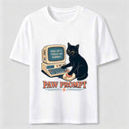 Paw Prompt Computer Cat Classic T-Shirt