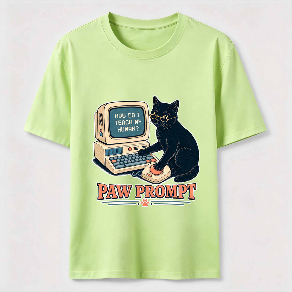 Paw Prompt Computer Cat Classic T-Shirt