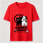 Chaos Couple Cat and Dog Classic T-Shirt