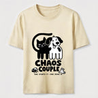 Chaos Couple Cat and Dog Classic T-Shirt
