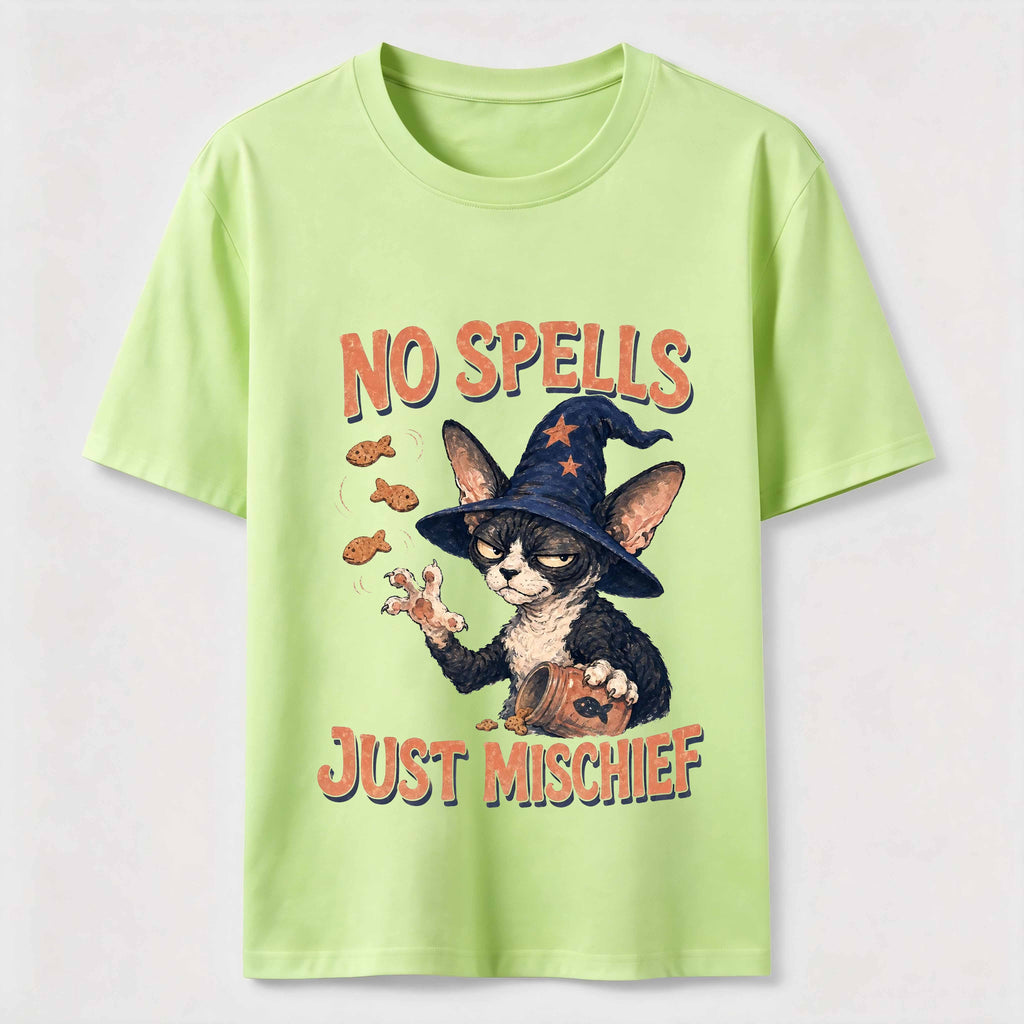 No Spells Just Mischief Cat Classic T-Shirt
