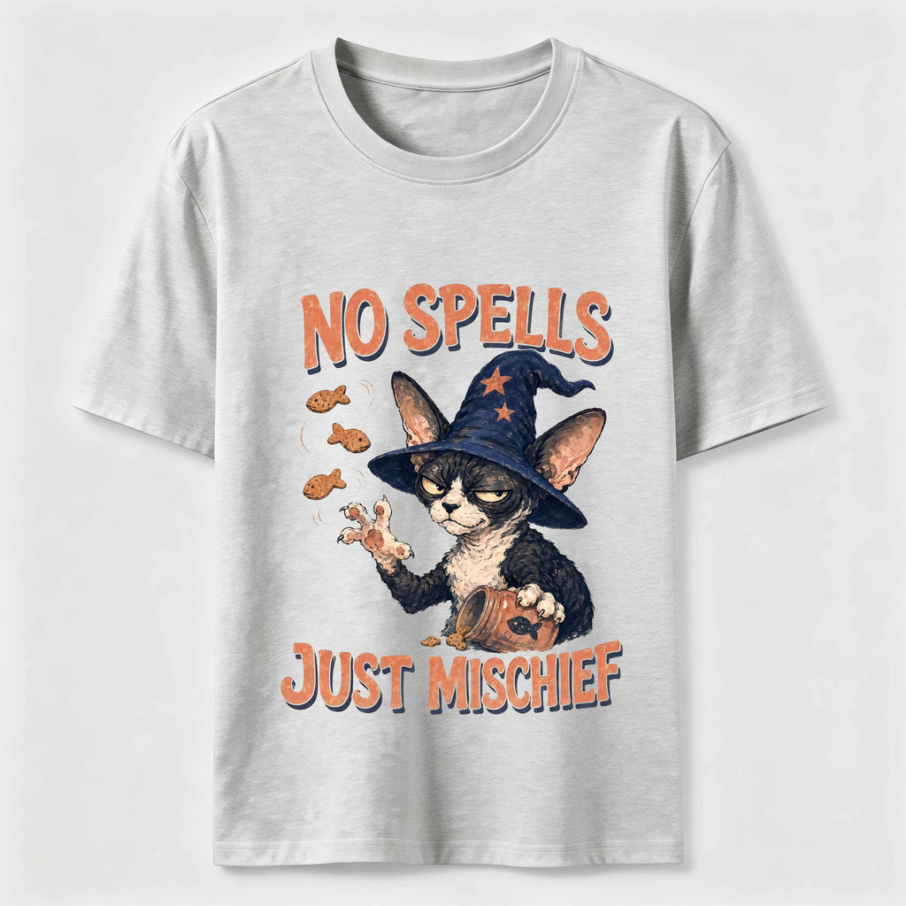 No Spells Just Mischief Cat Classic T-Shirt