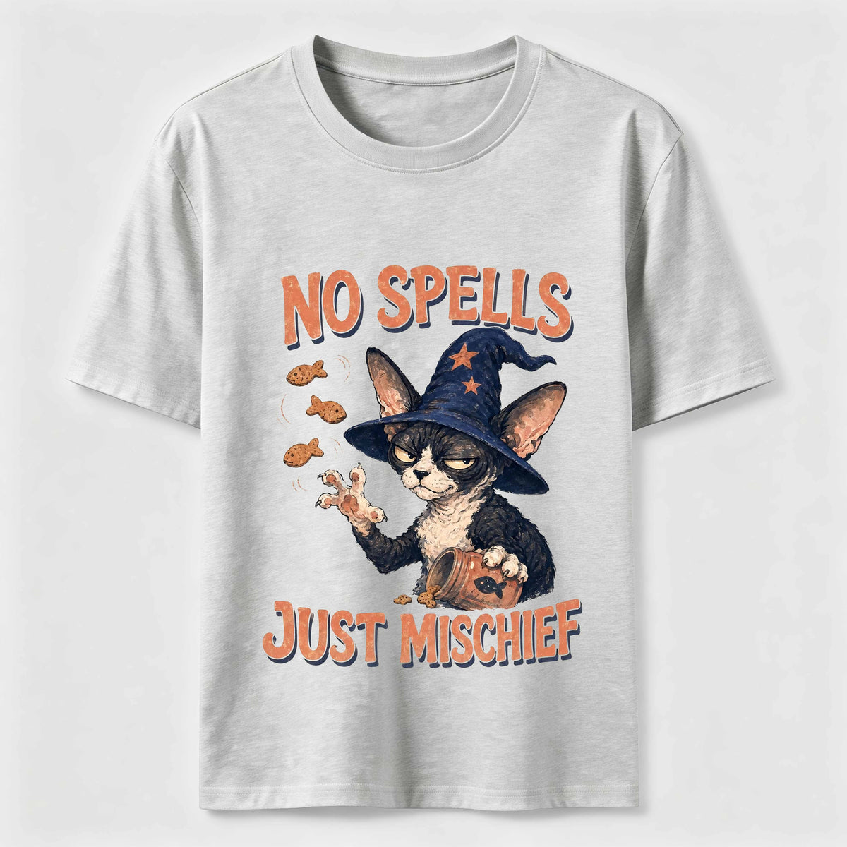 No Spells Just Mischief Cat Classic T-Shirt