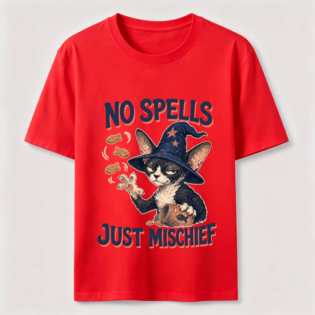 No Spells Just Mischief Cat Classic T-Shirt