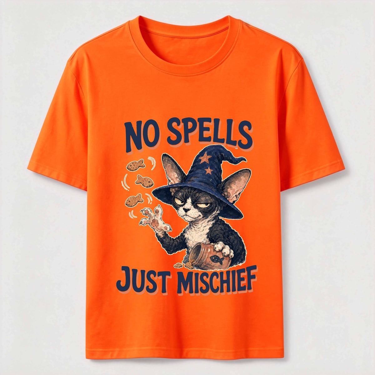 No Spells Just Mischief Cat Classic T-Shirt