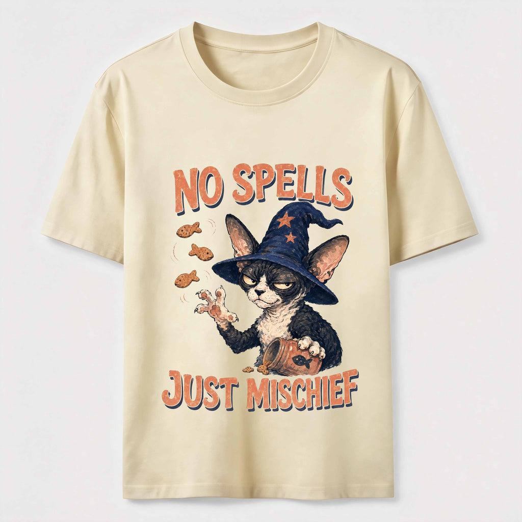 No Spells Just Mischief Cat Classic T-Shirt
