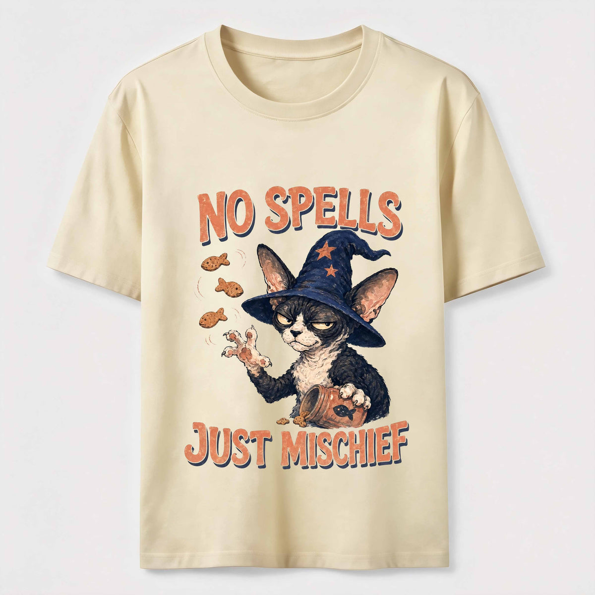 No Spells Just Mischief Cat Classic T-Shirt
