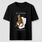 Private Business Cat Bathroom Classic T-Shirt