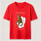Private Business Cat Bathroom Classic T-Shirt