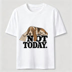 Not Today Basset Hound Classic T-Shirt