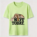 Not Today Basset Hound Classic T-Shirt