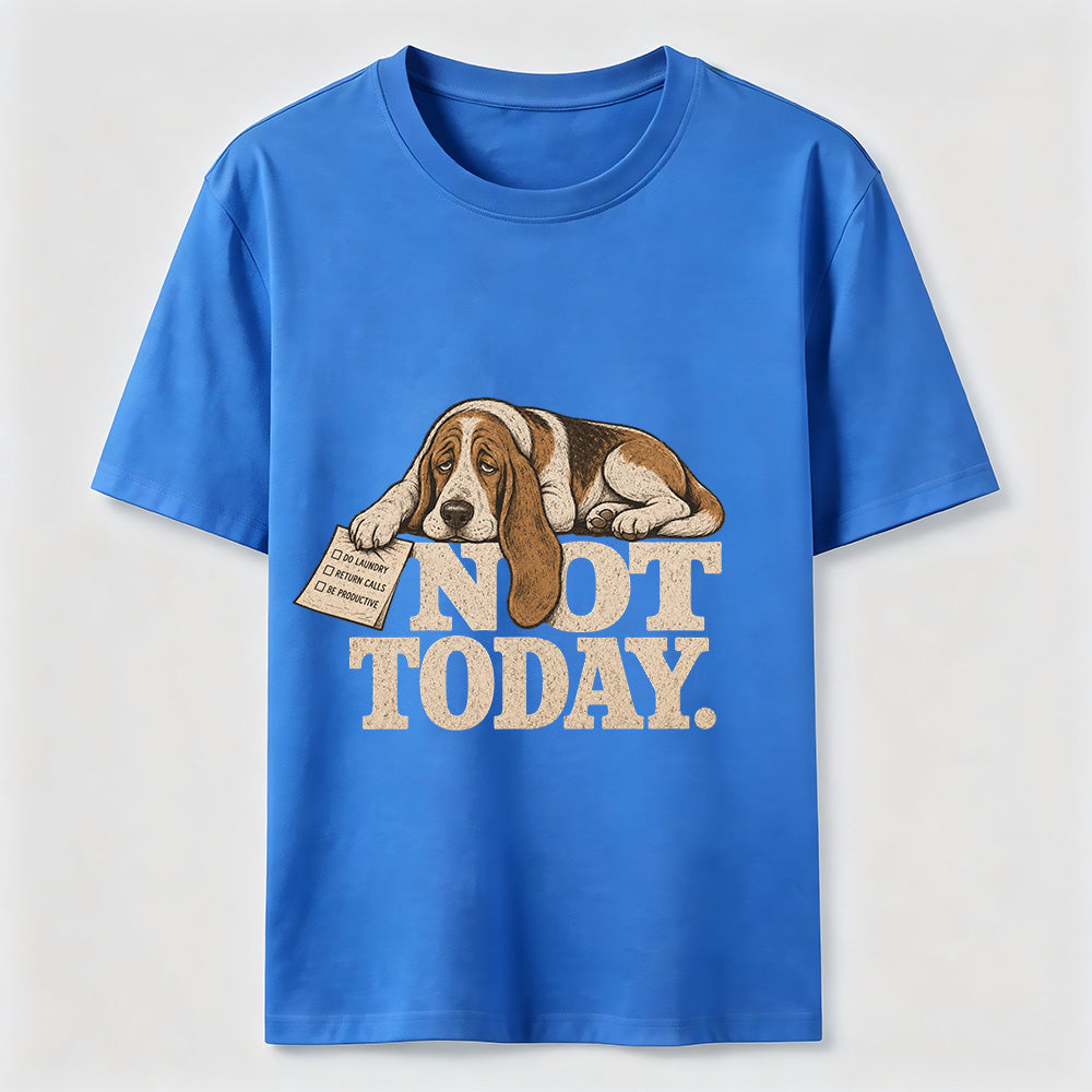 Not Today Basset Hound Classic T-Shirt
