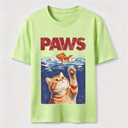 Cat and Fish Paw Reach Classic T-Shirt